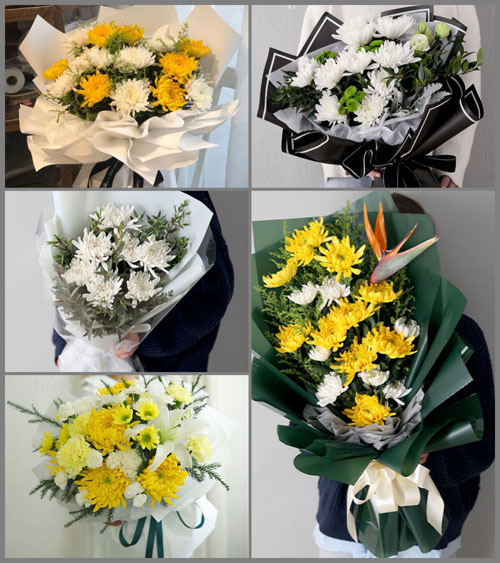 广东潮州市饶平县高堂镇白事花束代送